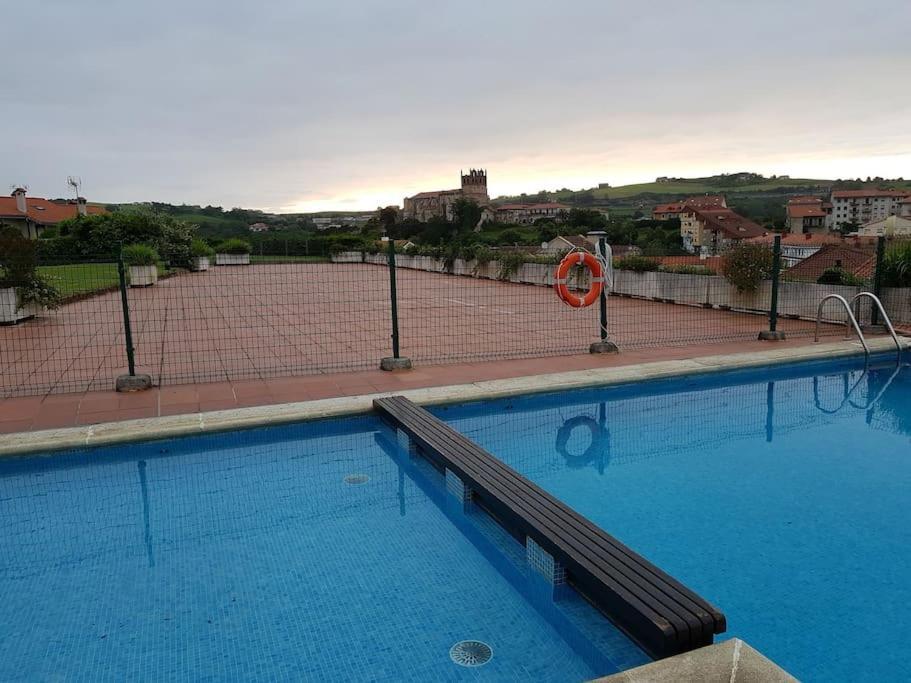 Ferienwohnung Terraza Y Piscina Con Vistas Espectaculares Al Mar Parking Cubierto San Vicente De La Barquera Exterior foto