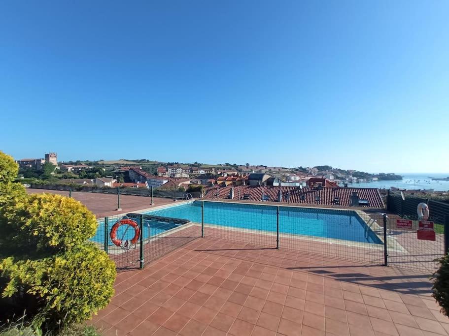 Ferienwohnung Terraza Y Piscina Con Vistas Espectaculares Al Mar Parking Cubierto San Vicente De La Barquera Exterior foto