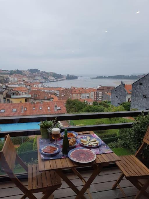Ferienwohnung Terraza Y Piscina Con Vistas Espectaculares Al Mar Parking Cubierto San Vicente De La Barquera Exterior foto