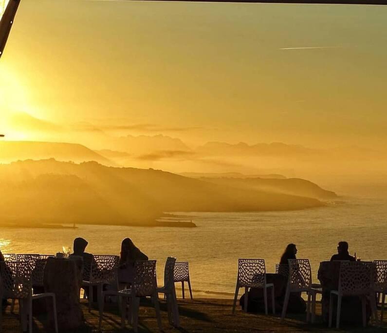 Ferienwohnung Terraza Y Piscina Con Vistas Espectaculares Al Mar Parking Cubierto San Vicente De La Barquera Exterior foto